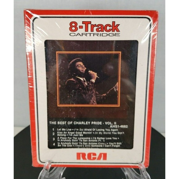 CHARLEY PRIDE The Best of Charlie Volume 2 8 Track Tape Cartridge BRAND NEW RARE - Picture 2 of 13